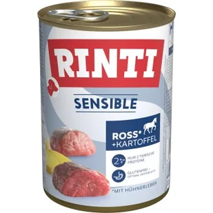 RINTI Sensible Wątroba końska i kurza 6x400 g - Mokra karma dla psów - miniaturka - grafika 1