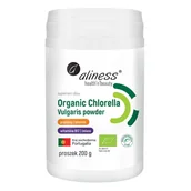 Suplementy diety - aliness Organic Chlorella Vulgaris proszek 200 g - miniaturka - grafika 1