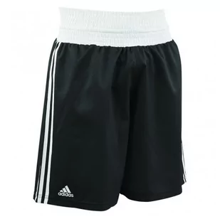 Adidas Spodenki Bokserskie Boxing Short Lightweight Black/White - Kimona, stroje i obuwie - miniaturka - grafika 1