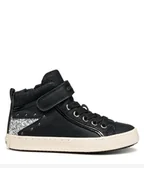 Buty dla dziewczynek - Geox Sneakersy J Kalispera J944GM 054GN C9244 S Czarny - miniaturka - grafika 1