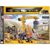 Tory, garaże, parkingi - Majorette Zestaw budowlany VOLVO + 5 pojazdów 212050032 - miniaturka - grafika 1