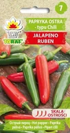 Nasiona i cebule - Papryka JALAPENO RUBEN (ostra typu Chili) Capsicum annuum L. - miniaturka - grafika 1