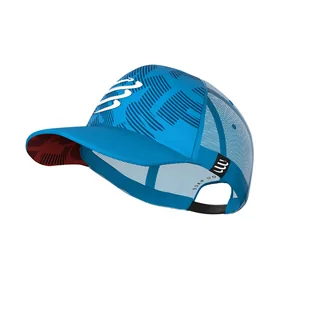 COMPRESSPORT Czapka lifestyle TRUCKER CAP niebieska - Czapki i chusty sportowe męskie - miniaturka - grafika 3