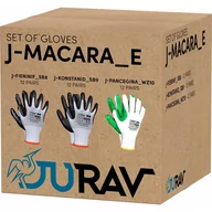 Rękawice robocze - J-MACARA_E - Zestaw rękawic JURAV - miniaturka - grafika 1