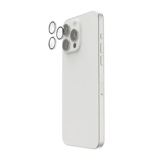 Hama Ochrona aparatu na telefon komórkowy iPhone 16 Pro / 16 Pro Max (3 pojedyncze soczewki, ochrona soczewek iPhone, odporna na uderzenia, 9H, folia ochronna przyjazna dla obudowy, osłona telefonu - Szkła hartowane na telefon - miniaturka - grafika 1