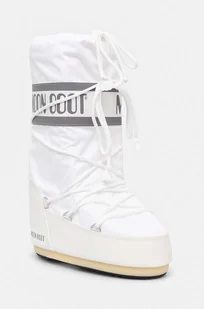 Moon Boot śniegowce MB ICON NYLON kolor biały 80D1400440 A001 - Śniegowce damskie - miniaturka - grafika 1