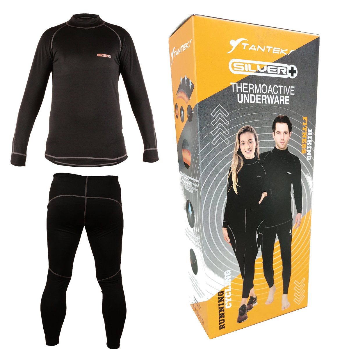 BIELIZNA TERMOAKTYWNA MĘSKA KOMPLET ODZIEŻ TERMICZNA ZESTAW NA NARTY XXL