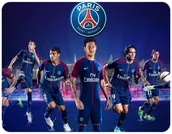 Podkładki pod mysz - PODKŁADKA POD MYSZKĘ PSG PARIS SAINT GERMAIN 23x19CM DO LAPTOPA - miniaturka - grafika 1