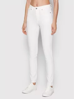Spodnie damskie - United Colors Of Benetton Jeansy 4VKJD75A5 Biały Skinny Fit - grafika 1
