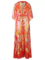 Sukienki - ApartFashion Sukienka damska, Czerwony, wielokolorowy, 34 - miniaturka - grafika 1