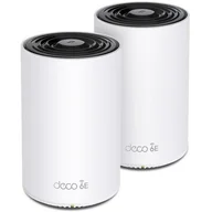 Routery - Kompleksowy system Wi-Fi TP-Link Deco XE75 Pro (2-pack), WiFi 6E Mesh system (Deco XE75 Pro(2-pack)) - miniaturka - grafika 1