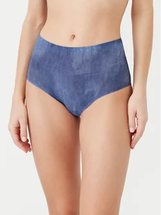 Chantelle Figi klasyczne z wysokim stanem Soft Stretch C11D70 Niebieski - Majtki damskie - miniaturka - grafika 1