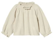 Bluzki dla niemowląt - lupilu® Koszulka niemowlęca z bawełny muślinowej (Beżowy, 50/56) - miniaturka - grafika 1