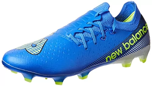 New Balance Unisex Furon V7 PRO FG buty piłkarskie, niebieskie, 12 UK