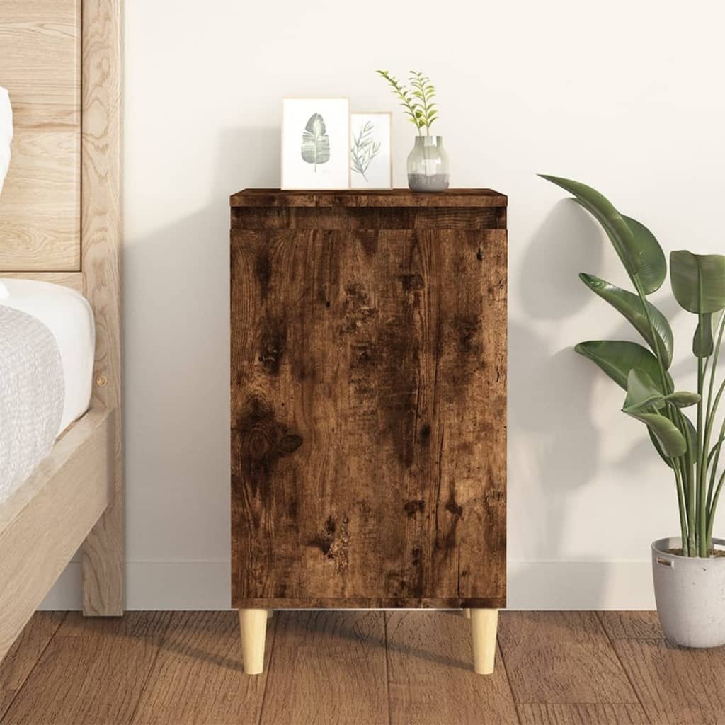Szafka nocna dąb wędzony 40x35x70 cm materiał drewnopochodny