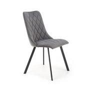 Krzesła - Krzesło Metalowe K-450 Czarny / Popiel Halmar - miniaturka - grafika 1