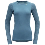 Koszulki sportowe damskie - Damska koszulka Devold Duo Active Merino 205 Shirt Rozmiar: XS / Kolor: jasnoniebieski - miniaturka - grafika 1