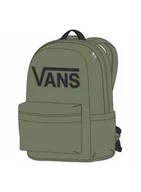 Plecaki szkolne i tornistry - Plecak szkolny VANS Old Skool Drop V - loden green - miniaturka - grafika 1