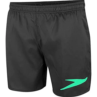 Kąpielówki męskie - Speedo sport logo 16 watershort black/green glow xl - grafika 1