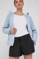 Spodenki damskie - Helly Hansen Helly Hansen szorty damskie kolor czarny gładkie medium waist - miniaturka - grafika 1