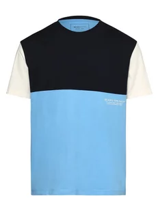 Tom Tailor Denim - T-shirt męski, niebieski|biały|wielokolorowy - Koszulki męskie - miniaturka - grafika 1