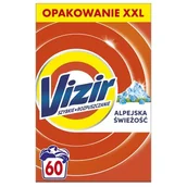 Środki do prania - Vizir Proszek do prania Alpine Fresh, 60 prań - miniaturka - grafika 1