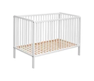 Łóżeczka i kojce - COSING - Łóżeczko dziecięce 120x60 cm buk/biały - miniaturka - grafika 1