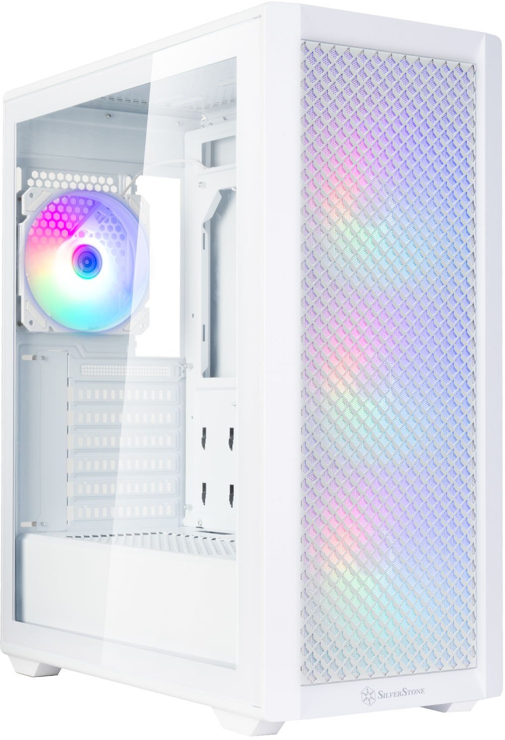 Obudowa SilverStone SST-FA515XR-WG FARA Midi-Tower, ARGB, tempered glass - biały