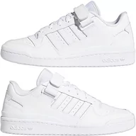 Sneakersy męskie - adidas Forum Low Sneakersy męskie, Ftwr White Ftwr White Ftwr White - 46 2/3 EU - miniaturka - grafika 1