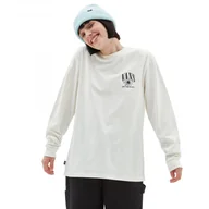 Koszulki sportowe damskie - Damski longsleeve z nadrukiem Vans Grunge Daisy - biały - VANS - miniaturka - grafika 1