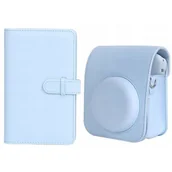 Paski, szelki, uprzęże foto - Futerał Etui Do Fuji Instax Mini 12 + Album 108x / Niebieski - miniaturka - grafika 1