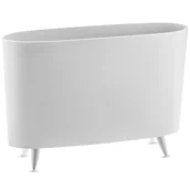 Inne meble do salonu - Koziol Kosz na gazety MILANO soft grey B07MTHLJBD - miniaturka - grafika 1