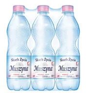 Desery dla dzieci - WODA MUSZYNA SKARB ŻYCIA NIEGAZOWANA 0,5L x9 - miniaturka - grafika 1