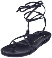 Sandały damskie - Fred de la Bretoniere Sandały damskie Frs1157, czarny, 42 EU - miniaturka - grafika 1