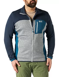 Jack Wolfskin Męska kurtka Sky Peak M Shell, nocny granat, 3XL - Kurtki męskie - miniaturka - grafika 1