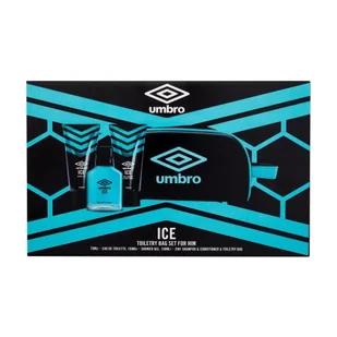 UMBRO Ice Zestaw woda toaletowa 75 ml + żel pod prysznic 150 ml + szampon i odżywka 2w1 150 ml + kosmetyczka - Zestawy perfum męskich - miniaturka - grafika 1
