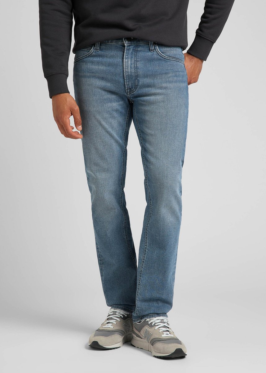 Lee Daren Zip Fly Męskie Spodnie Jeansowe Storm Cloud L707Ptfl-W36 L30