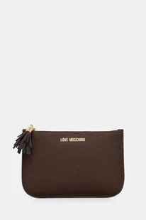 Love Moschino portfel damski kolor brązowy JC5314PP0NKD0313 - Portfele - miniaturka - grafika 1