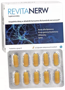 NEURAXPHARM Revitanerw, 20 kaps. - Witaminy i minerały - miniaturka - grafika 2