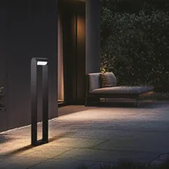 Lampy ogrodowe - CMD 9051 Słupek ogrodowy LED, wysokość 80 cm, antracyt, IP65, metalowy - miniaturka - grafika 1