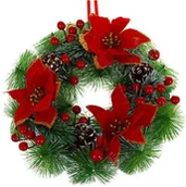 Ozdoby bożonarodzeniowe - Stroik świąteczny 30cm Ruhhy 26470 - miniaturka - grafika 1