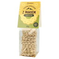 Inne słodycze - Ciasteczka orkiszowe z  makiem i pietruszką 100g - miniaturka - grafika 1