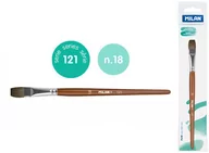 Pędzle - Milan Pędzel płaski z włosia koziego seria 121 nr 18 - miniaturka - grafika 1