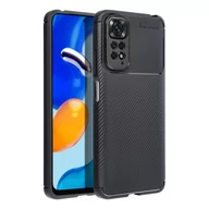 Etui i futerały do telefonów - OEM Futerał Carbon Premium do Xiaomi Redmi Note 9 czarny - miniaturka - grafika 1