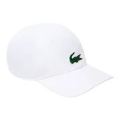 Czapki męskie - Czapka baseballowa Lacoste Tennis Performance Cap White - miniaturka - grafika 1