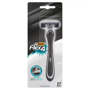 BiC FLEX 4 JEDNOCZĘŚCIOWA 4 OSTRZOWA MASZYNKA DO GOLENIA - Maszynki do golenia i wkłady - miniaturka - grafika 1