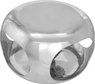 Ławy i stoliki kawowe - vidaXL Stolik kawowy aluminiowy 50x50x30 cm srebrny - miniaturka - grafika 1