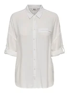 Bluzki damskie - ONLY Koszula w kolorze białym - miniaturka - grafika 1