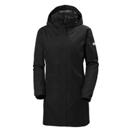 Płaszcze damskie - Damski płaszcz HELLY HANSEN W ADEN INSULATED COAT 62649_990 – Czarny - miniaturka - grafika 1