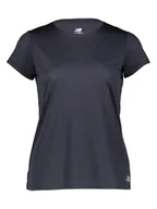 Koszulki sportowe damskie - New Balance Koszulka "Core" w kolorze granatowym do biegania - miniaturka - grafika 1